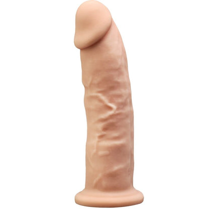 Close-up do Dildo Realístico SILEXD Premium Silexpan Silicone 19cm, mostrando sua textura e detalhes realistas.