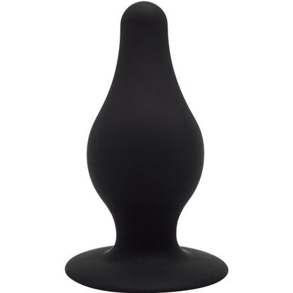 Close-up do SILEXD Plug Anal Termorreativo Silexpan Silicone Premium Tamanho M, mostrando sua textura e design ergonómico.
