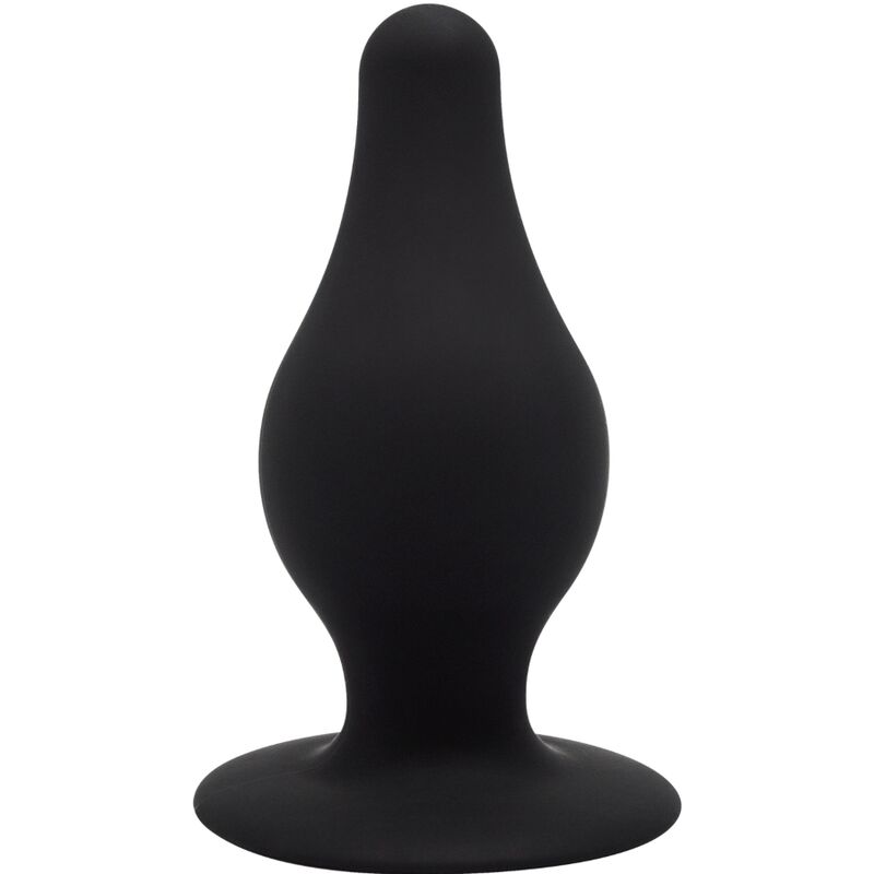 Close-up do SILEXD Plug Anal Premium Silicone Termorreativo Tamanho S, mostrando sua textura suave e formato ergonómico.