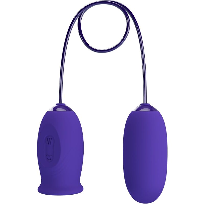 Close-up do Estimulador Vibrador PRETTY LOVE Daisy Youth Violet, mostrando seu design ergonômico e cor.