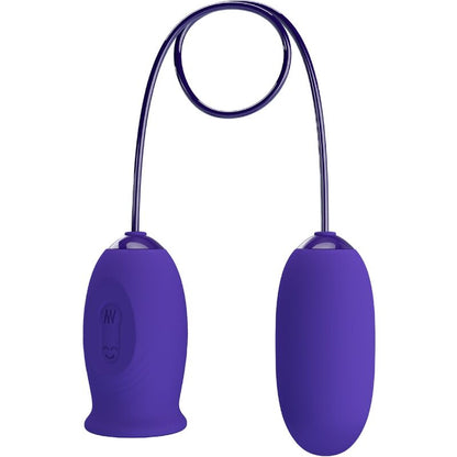 Close-up do Estimulador Vibrador PRETTY LOVE Daisy Youth Violet, mostrando seu design ergonômico e cor.