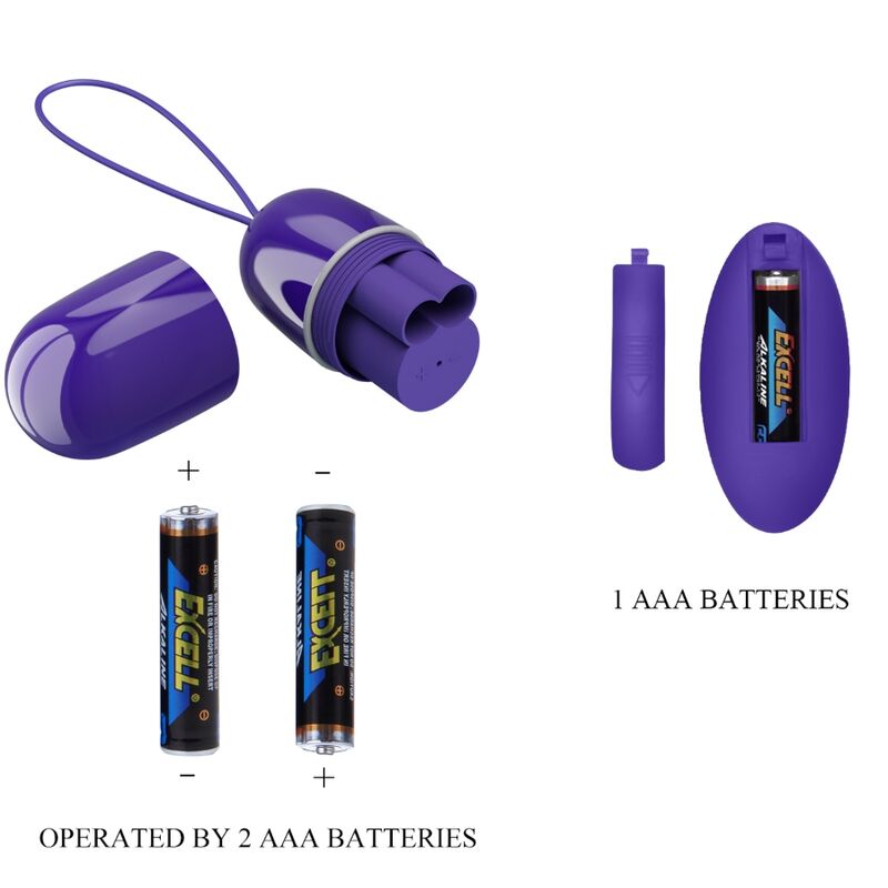 PRETTY LOVE Ovo Vibratório Arvin com Controlo Remoto Violeta para prazer discreto.