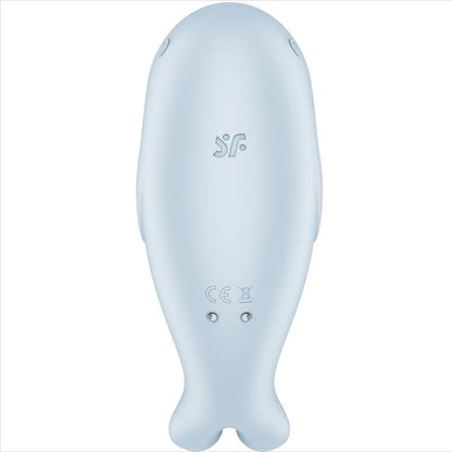 Close-up do Satisfyer Vibrador de Pulso de Ar Seal You Soon para Clitóris, mostrando o seu design ergonómico e a textura de silicone suave.