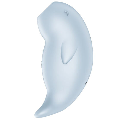 Close-up do Satisfyer Vibrador de Pulso de Ar Seal You Soon para Clitóris, mostrando o seu design ergonómico e a textura de silicone suave.