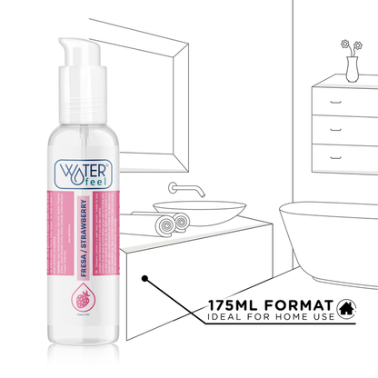 Lubrificante íntimo Waterfeel de morango à base de água 175 ML