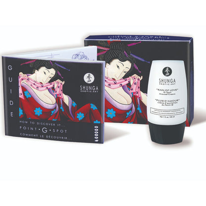 Creme estimulante SHUNGA Chuva de Amor Ponto G 30ml para intensificar o prazer.