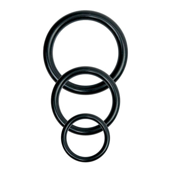 BASIX Arnês Universal Para Vibradores com 3 Anéis de Silicone, mostrando a sua versatilidade e design ajustável.