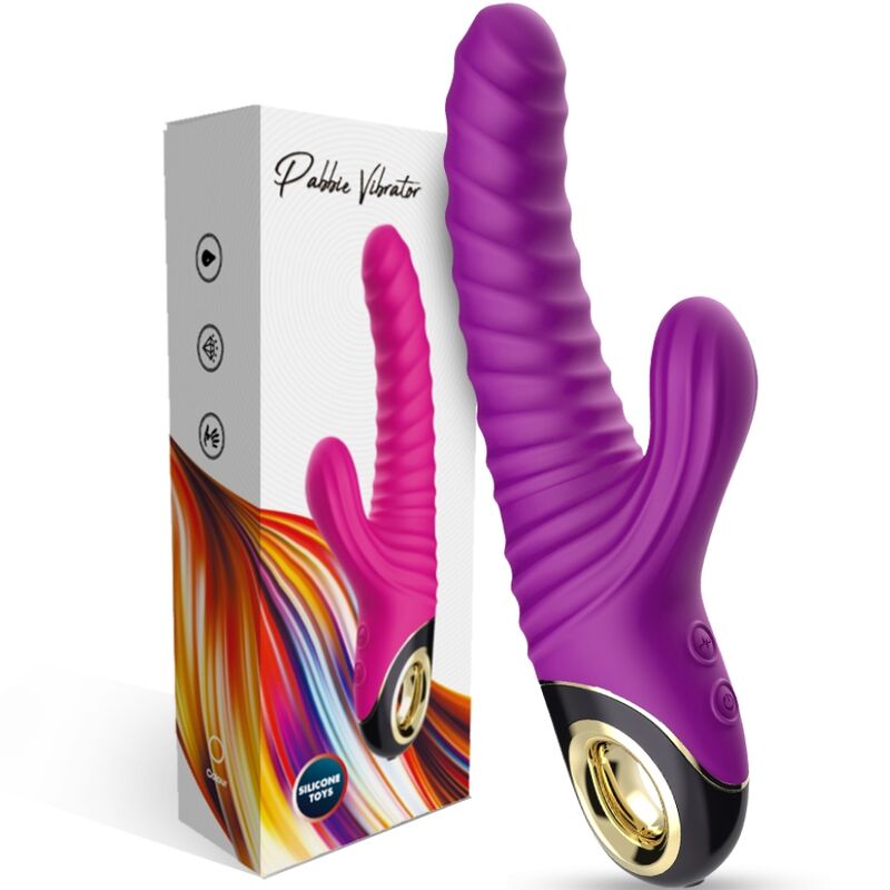 Close-up of the ARMONY Eternity Silicone Roxo Vibrator, highlighting its smooth texture, ergonomic design, and vibrant purple color.