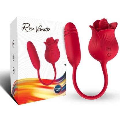 Close-up do ARMONY Vibrador Estimulador Clitoriano Rosa, mostrando o design de sucção e o formato floral.