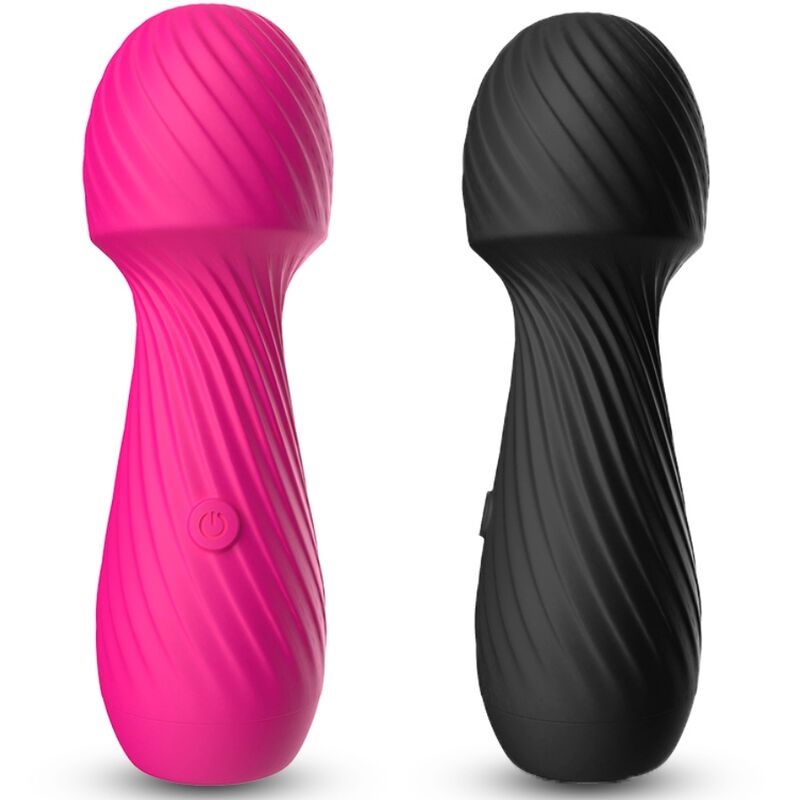 Vibrador ARMONY Dazzle pequeno preto, recarregável e à prova d'água