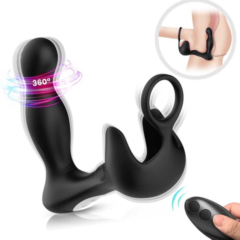 ARMONY Vibrador Anal Surround para Próstata e Testículos com Controlo Remoto