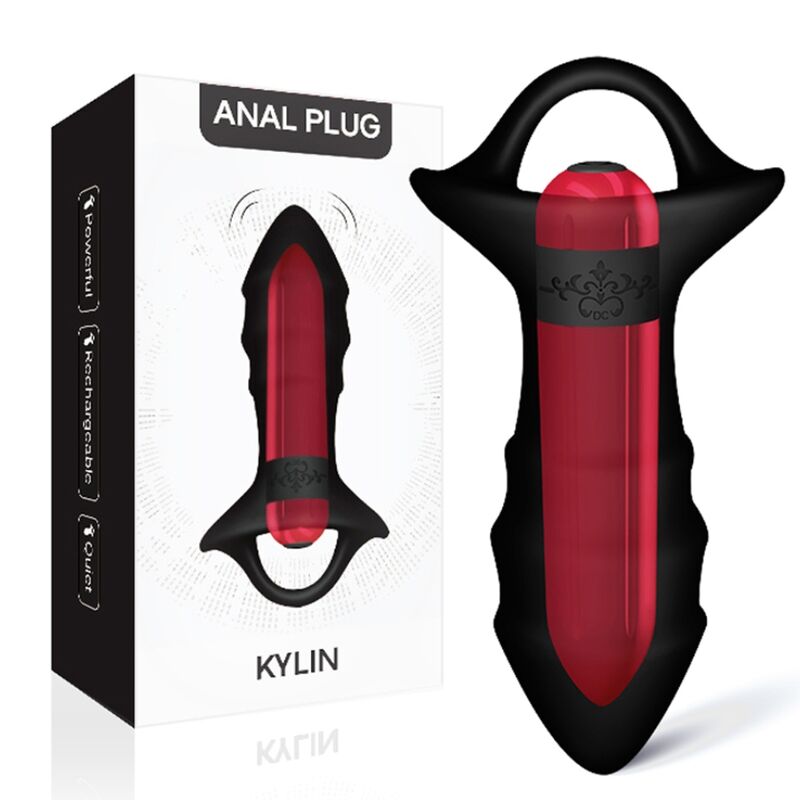 Vibrador de dedo e plug anal ARMONY KYLIN com controle remoto e design ergonómico.