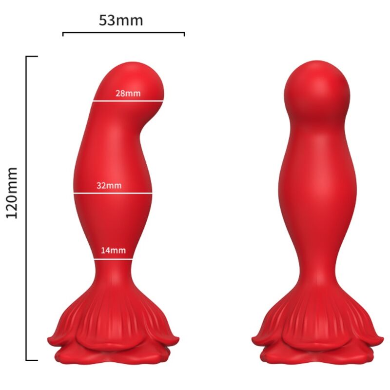 ARMONY Vibrador e Plug Anal Rosa com Controlo Remoto, em silicone premium, para dupla estimulação.