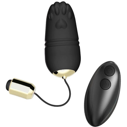 ARMONY Kitty Egg Vibrador G-Spot com Controle Remoto Preto, destacando seu design compacto e elegante.