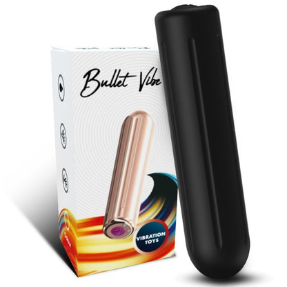 Close-up do Vibrador Bala ARMONY Warhead com Controle Remoto, mostrando seu design compacto e elegante na cor preta.