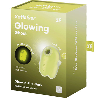 Glowing Ghost Vibrador Air Pulse Brilha no Escuro