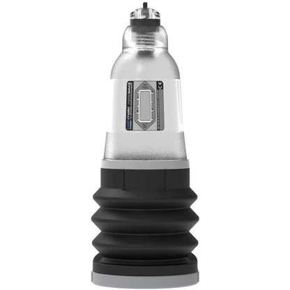 Bomba peniana transparente Bathmate Hydromax 3 para aumento masculino.