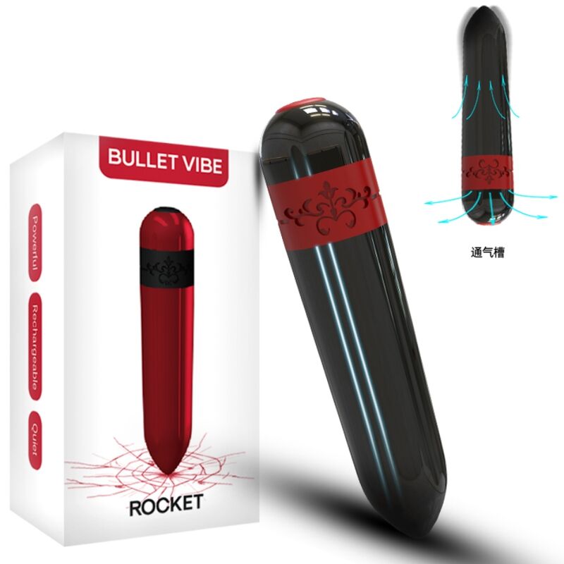 ARMONY Foguete Vibrador Bala com Controlo Remoto Fúcsia, mostrando seu design compacto e cor vibrante.