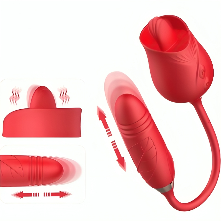 Vibrador ARMONY Flor Delight com funções de sucção e impulso.
