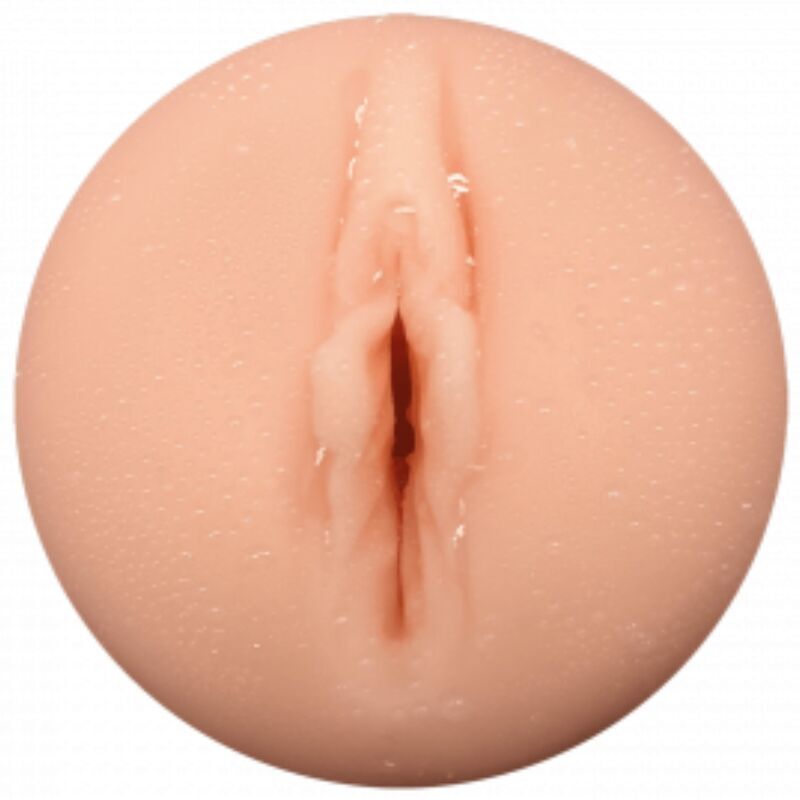 Masturbador Masculino ALIVE Maxi Flex Vaginal Realista L, detalhe da abertura e textura.