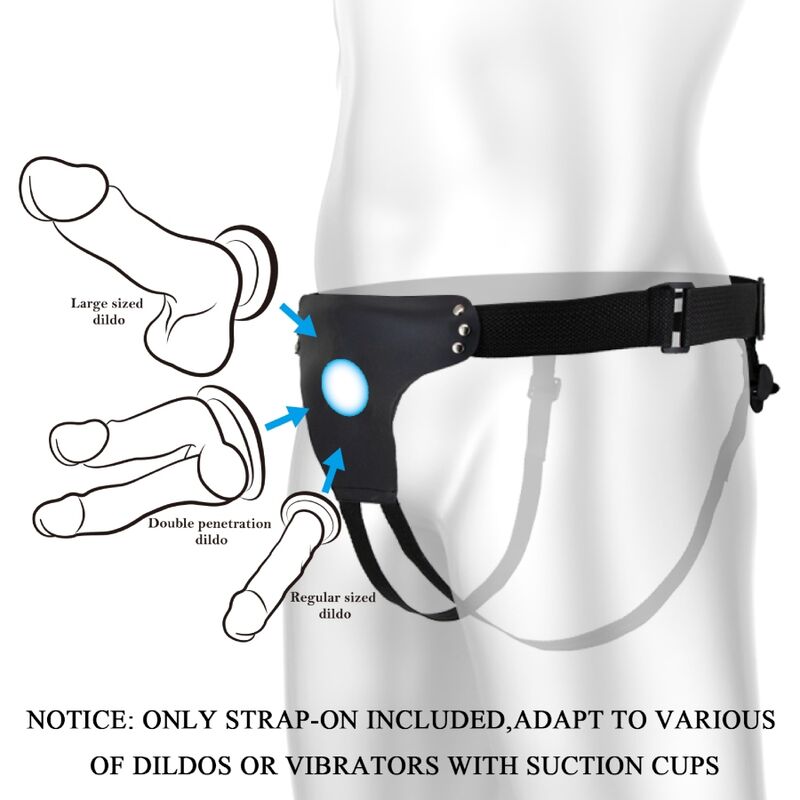 Close-up do Arnês de Alça Ajustável PRETTY LOVE, destacando seu design e fivelas ajustáveis.