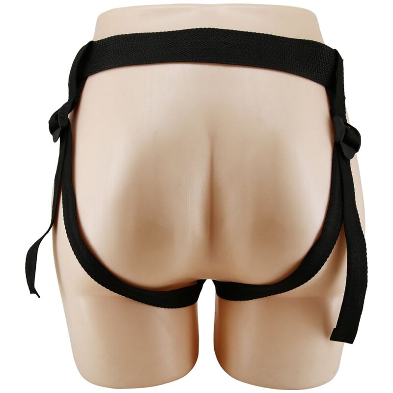 Close-up do Arnês de Alça Ajustável PRETTY LOVE, destacando seu design e fivelas ajustáveis.