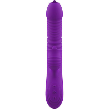 Vibrador Armony Fully G Spot de Coelho com aquecimento e estimulador de língua para prazer G-Spot e clitoriano.