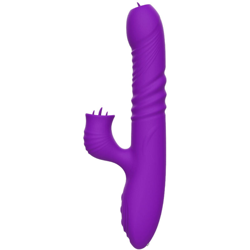 Vibrador Armony Fully G Spot de Coelho com aquecimento e estimulador de língua para prazer G-Spot e clitoriano.