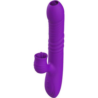 Vibrador Armony Fully G Spot de Coelho com aquecimento e estimulador de língua para prazer G-Spot e clitoriano.