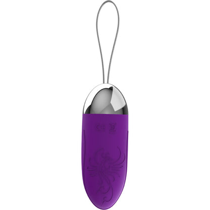 Armony Ovo Vibratório Phoenix com Controle Remoto Violeta em detalhe.