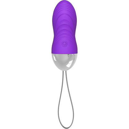Ovo vibrante Armony violeta com controle remoto, exibindo seu design ergonómico e material de silicone macio.