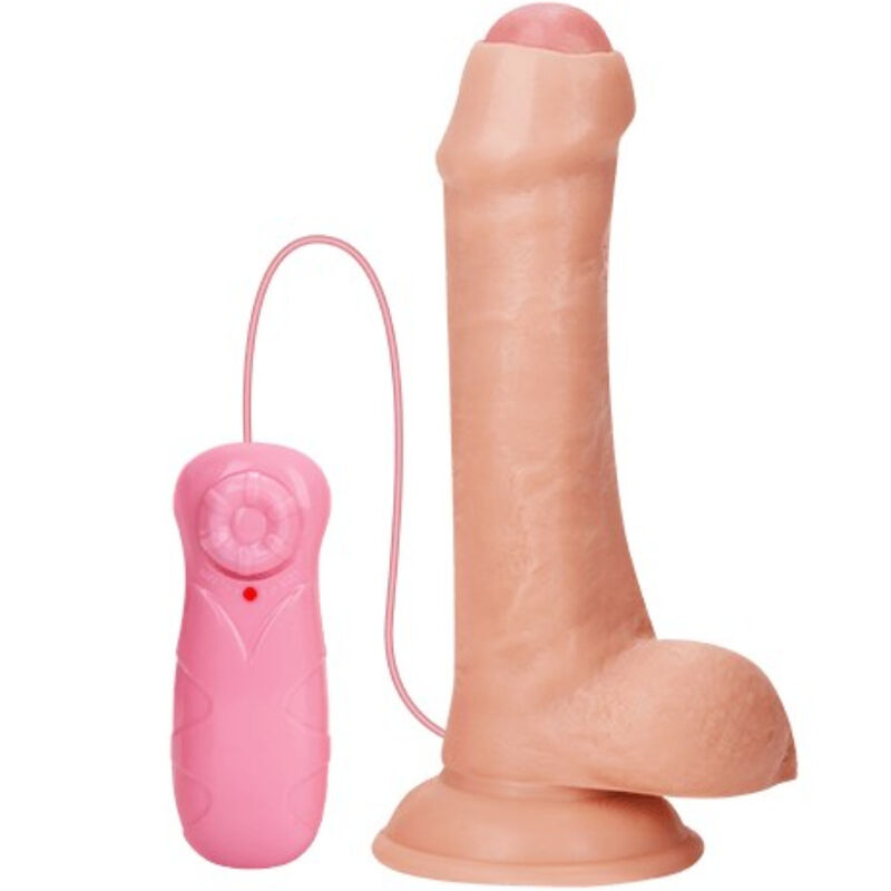 Armony Dildo Realista com Prepúcio 21 cm, mostrando detalhes e textura macia.