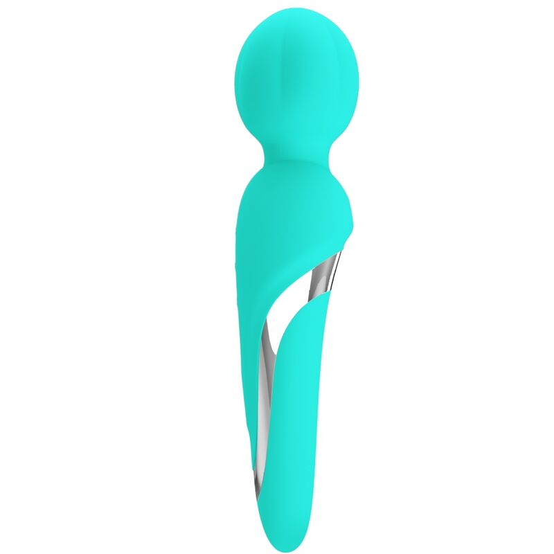 Varinha Vibradora PRETTY LOVE Walter Aqua Verde com 7 funções e silicone macio