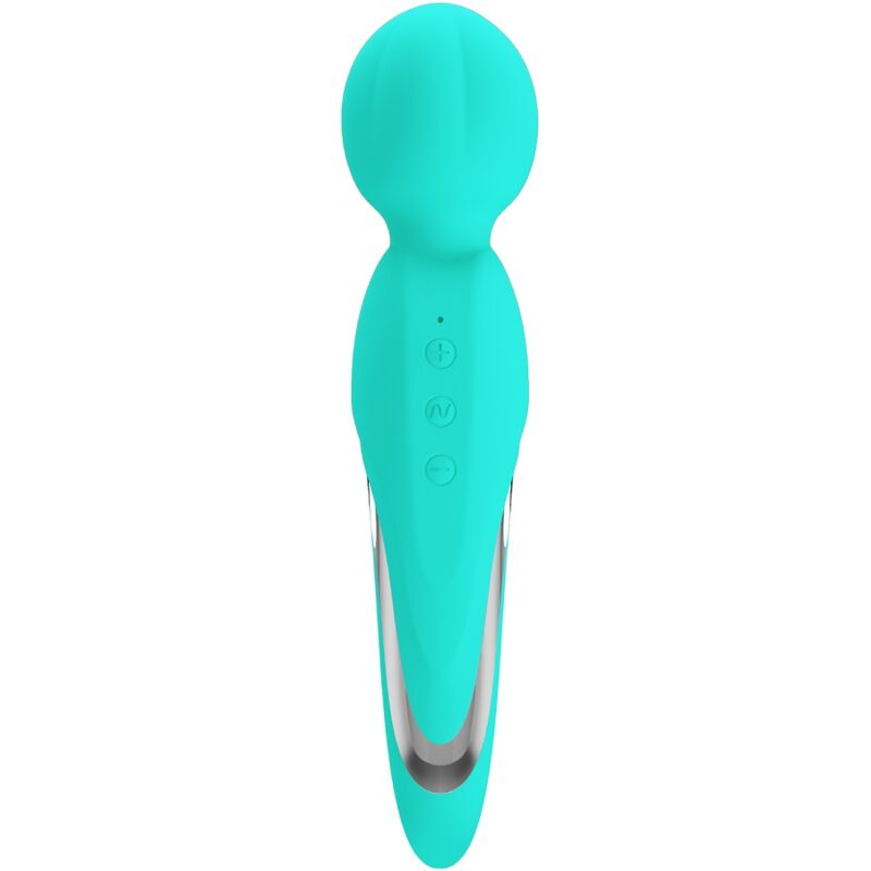Varinha Vibradora PRETTY LOVE Walter Aqua Verde com 7 funções e silicone macio