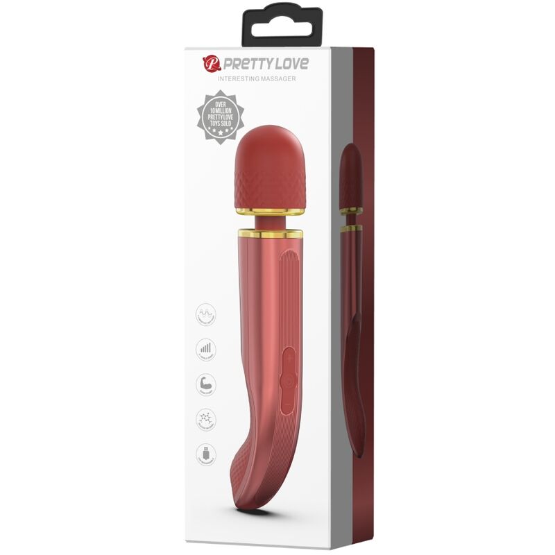 PRETTY LOVE Massageador de Ponto G Recarregável 7 Modos Rosa com design ergonómico