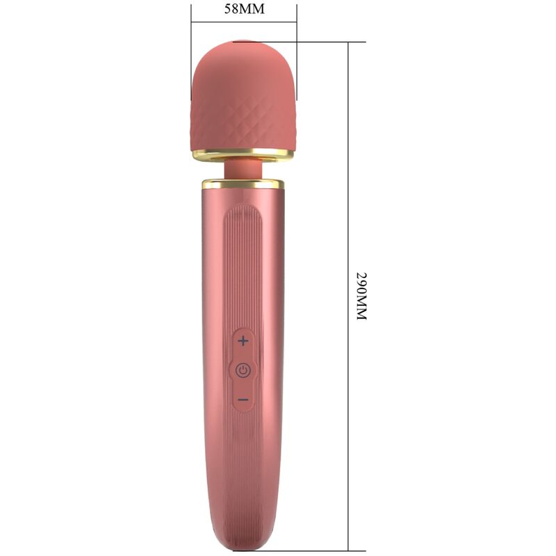 PRETTY LOVE Massageador de Ponto G Recarregável 7 Modos Rosa com design ergonómico