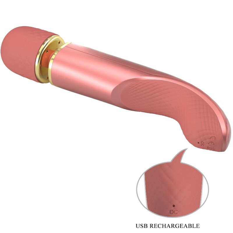 PRETTY LOVE Massageador de Ponto G Recarregável 7 Modos Rosa com design ergonómico
