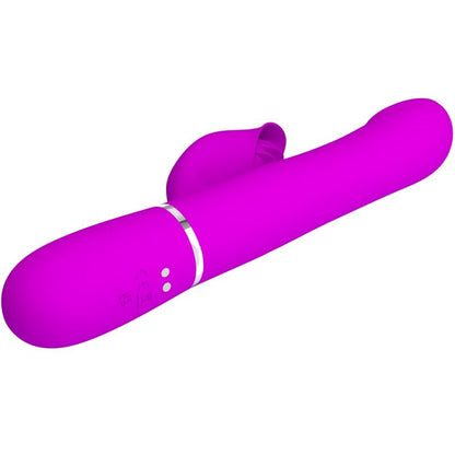 Vibrador Coelho PRETTY LOVE Pérolas Violeta para estimulação clitoriana e ponto G.