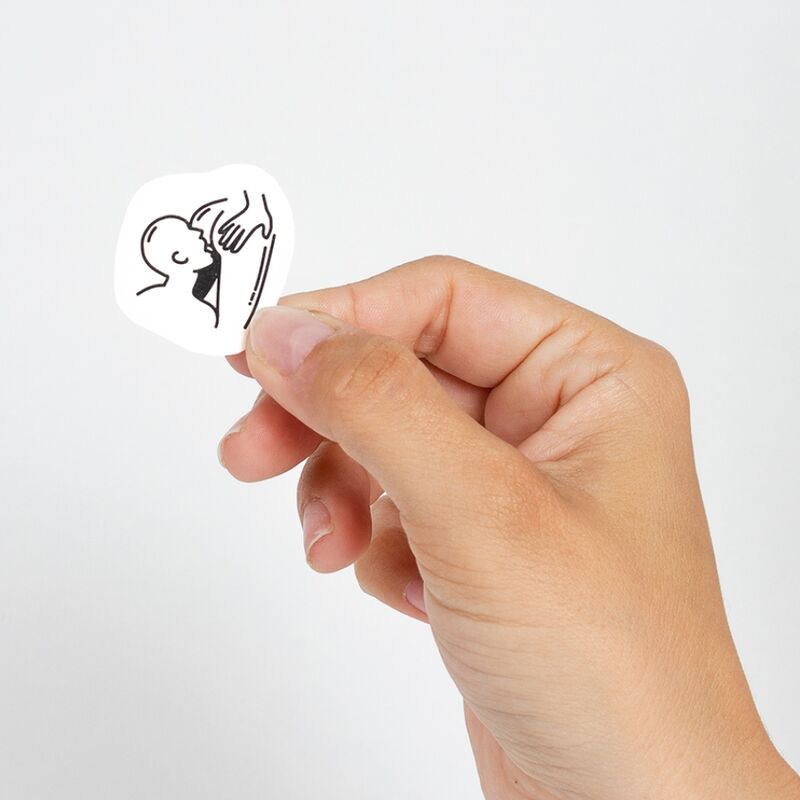 Conjunto de 10 tatuagens temporárias SECRET PLAY Coleção Kinky.