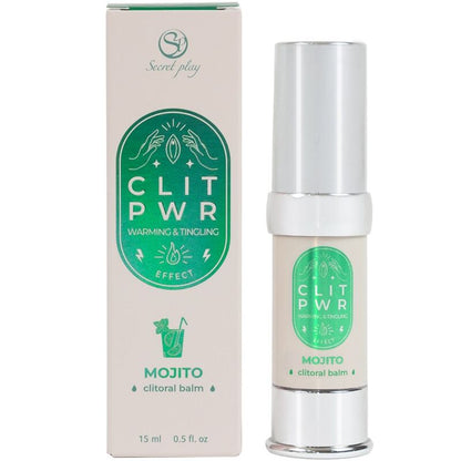Close-up of Secret Play Bálsamo Clitoriano Estimulante Vibratório Mojito 15ml