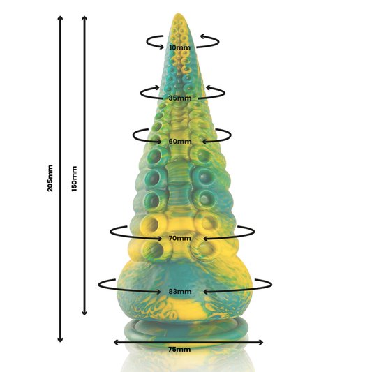 Dildo de Tentáculo Epic Cetus | Silicone Macio e Realista - Tamanho Grande