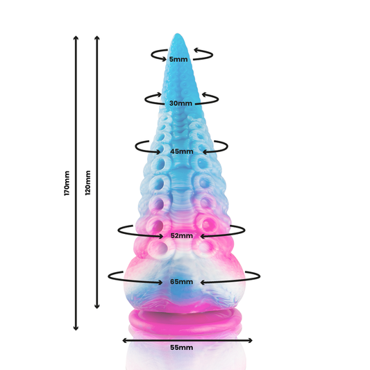 Dildo de Tentáculo Epic Phorcys | Silicone Macio e Realista