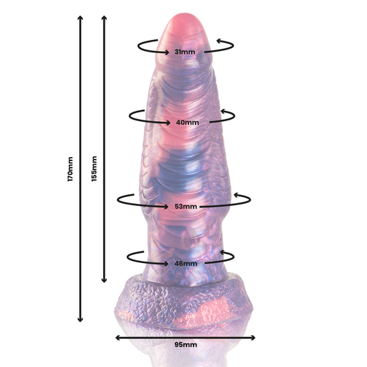 Dildo Epic Medusa | Silicone com Curvas, Prazer Petrificante e Design Mitológico