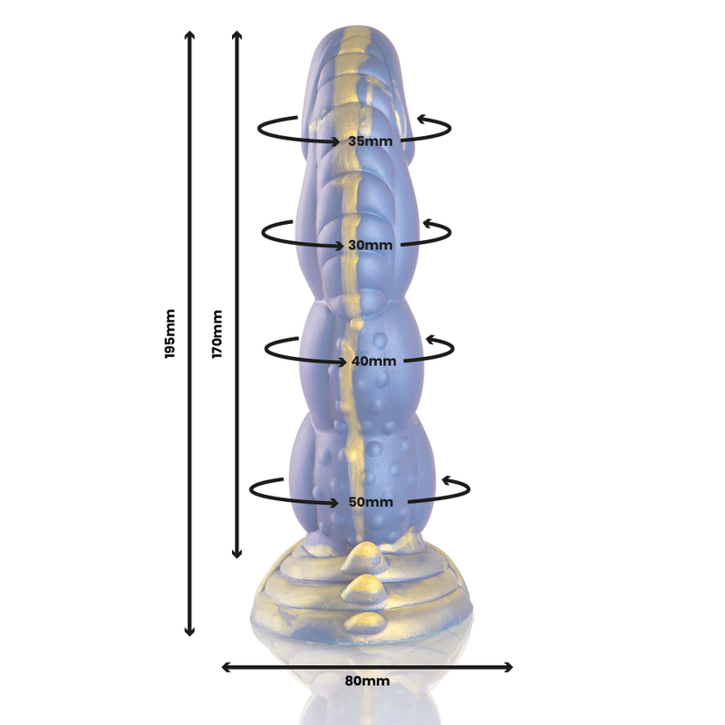 Dildo Epic Poseidon | Silicone, Design Mitológico e Prazer Profundo