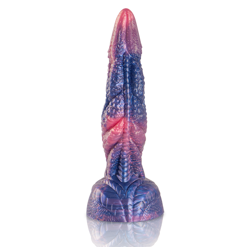 Dildo Dionysus EPIC CYBERSILICOCK em silicone com design vibrante e contornos estimulantes para prazer intenso.