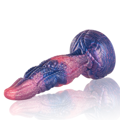 Dildo Dionysus EPIC CYBERSILICOCK em silicone com design vibrante e contornos estimulantes para prazer intenso.