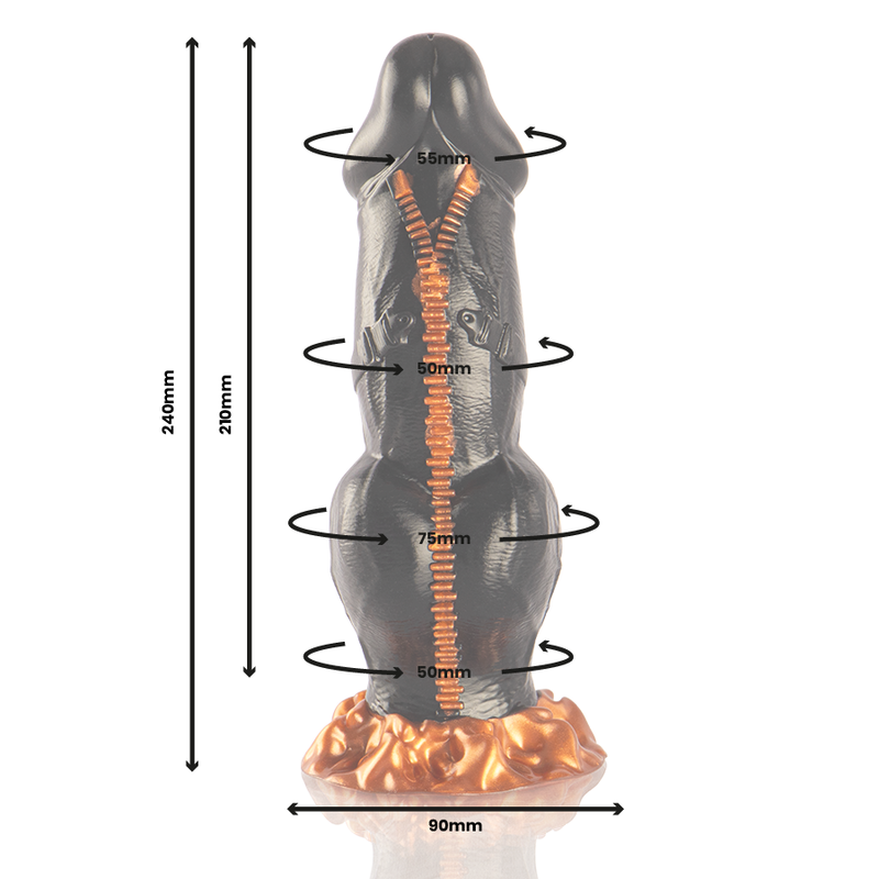 Dildo Epic Deimos | Silicone, Design Mitológico e Poder do Êxtase