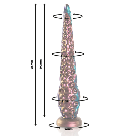 Dildo Epic Charybdis | Silicone de Tentáculo, Design Mitológico e Prazer Profundo