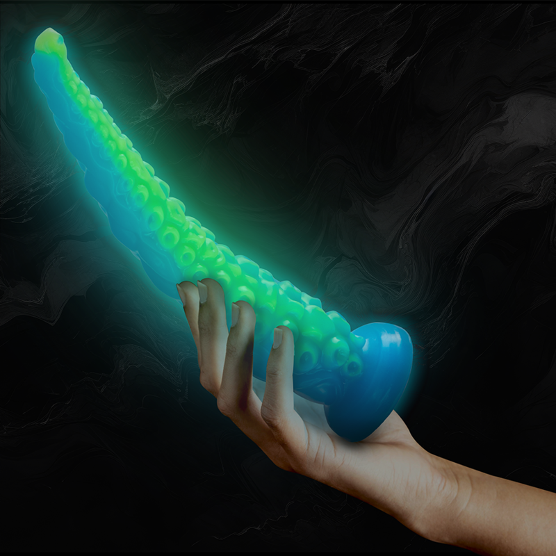 Dildo Epic Scylla | Silicone Fluorescente, Design de Tentáculo e Tamanho Grande