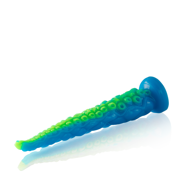 Dildo de Tentáculo Epic Scylla | Silicone, Fluorescente e Fino - Tamanho Pequeno